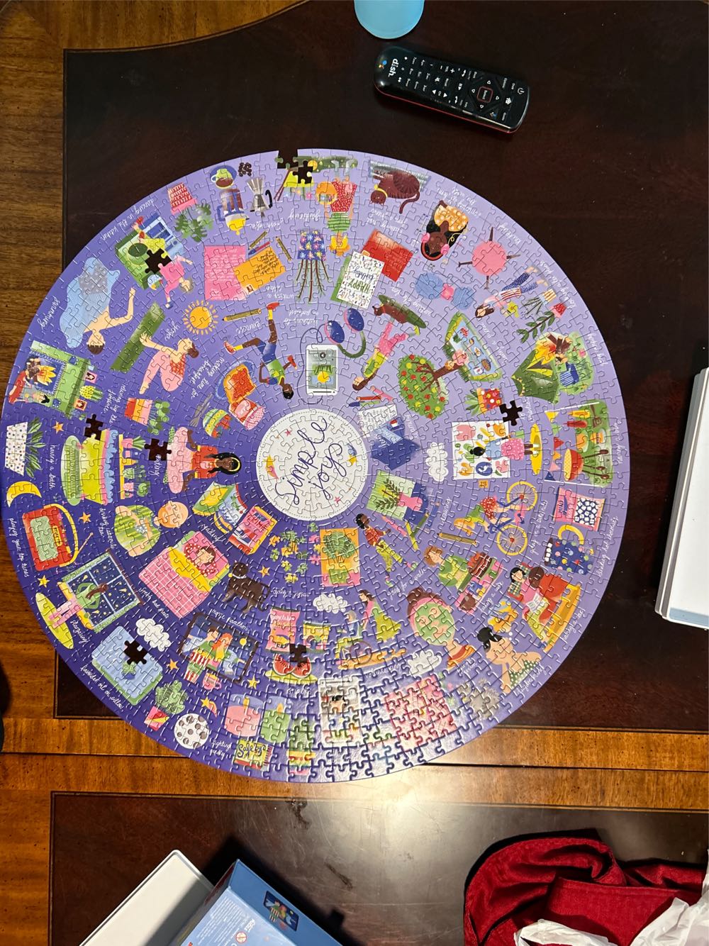 Simple Joys 1000pc Jigsaw Puzzle - Professor Puzzle puzzle collectible [Barcode 5056297219668] - Main Image 2