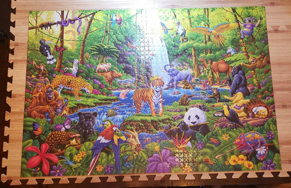 Jungle Jumble - Buffalo puzzle collectible [Barcode 079346021338] - Main Image 2