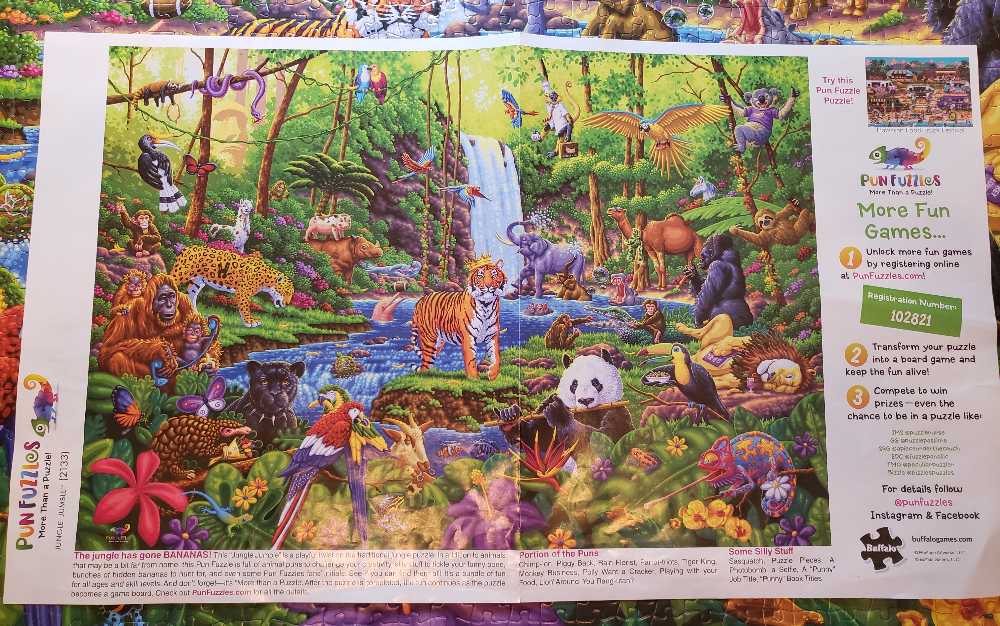 Jungle Jumble - Buffalo puzzle collectible [Barcode 079346021338] - Main Image 4