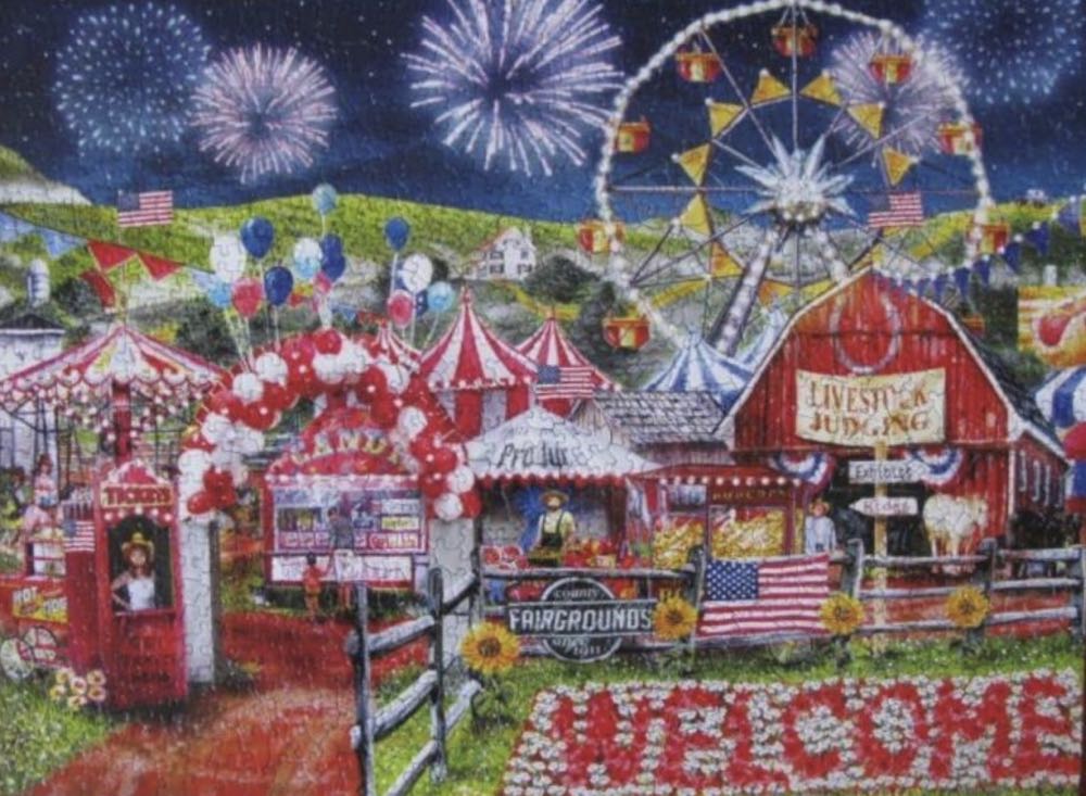 Made In The U.S.A. - SunsOut puzzle collectible [Barcode 796780287549] - Main Image 3