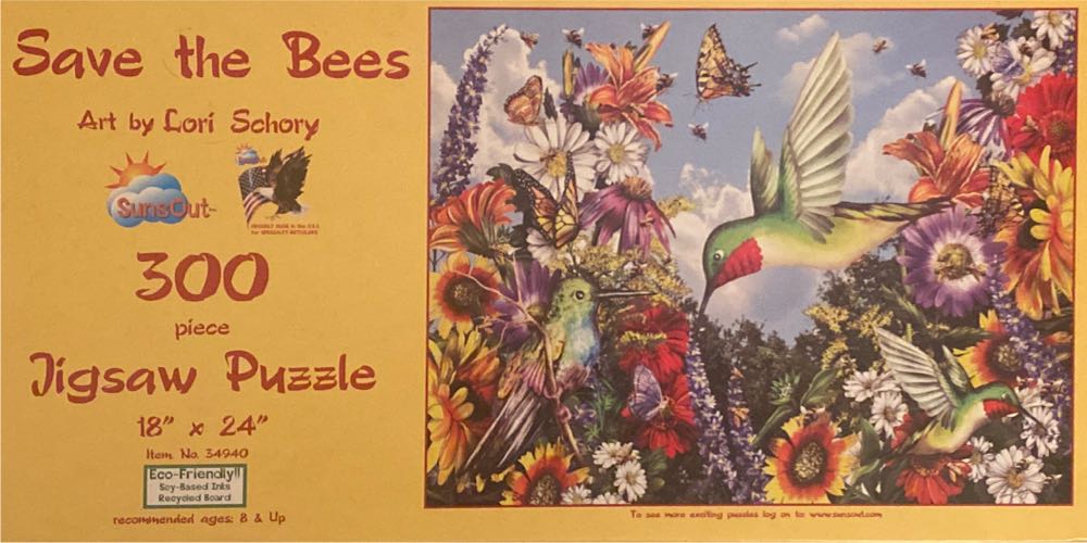 Save The Bees - SunsOut puzzle collectible [Barcode 796780349407] - Main Image 4
