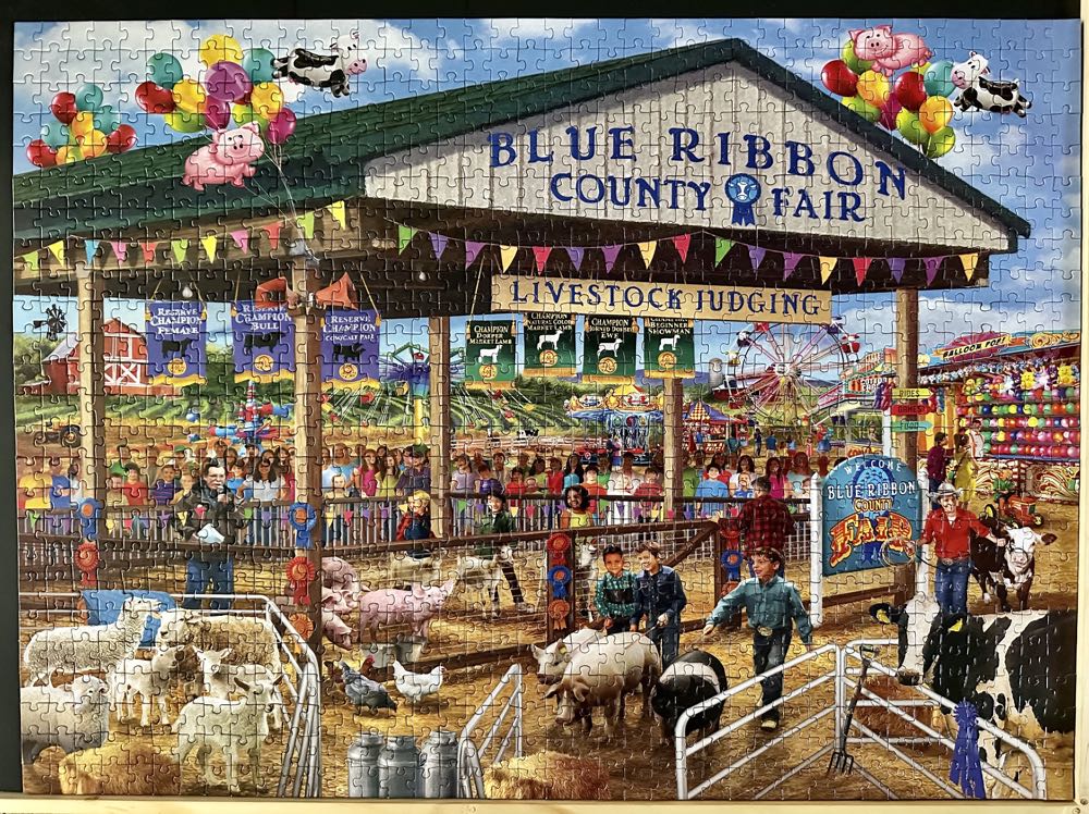 Blue Ribbon County Fair - RoseArt puzzle collectible [Barcode 4895145437356] - Main Image 3
