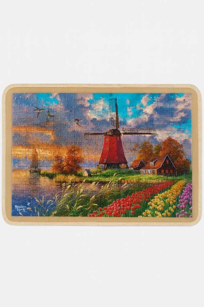 The Red Windmill - Corner Piece puzzle collectible [Barcode 5052089326026] - Main Image 2