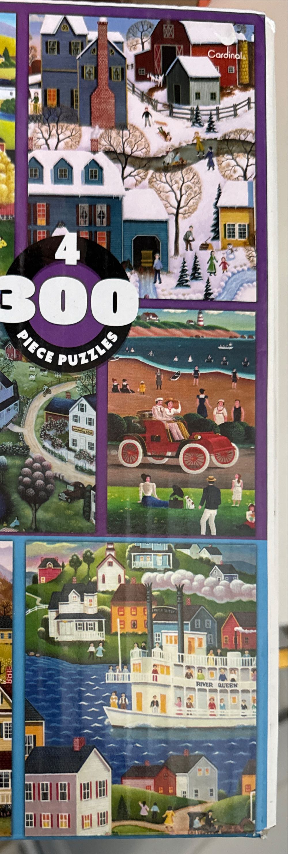 12 Puzzle Box Set: Vintage America - Cardinal puzzle collectible [Barcode 778988584279] - Main Image 4