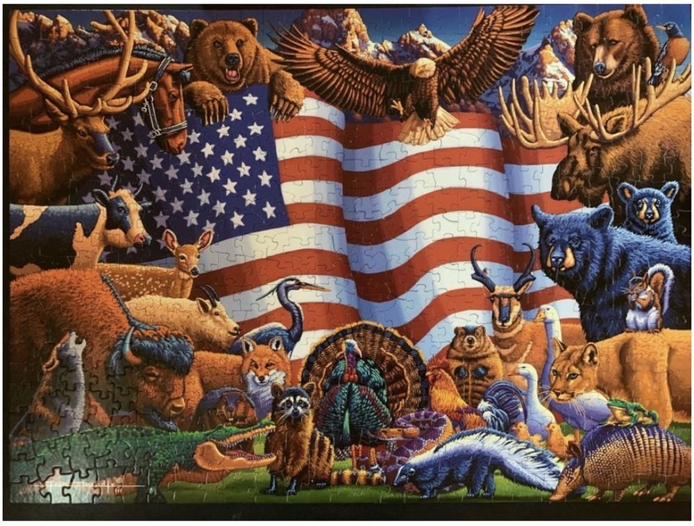 Animals Of America - From Cheryl - Dowdle puzzle collectible [Barcode 671095003926] - Main Image 2