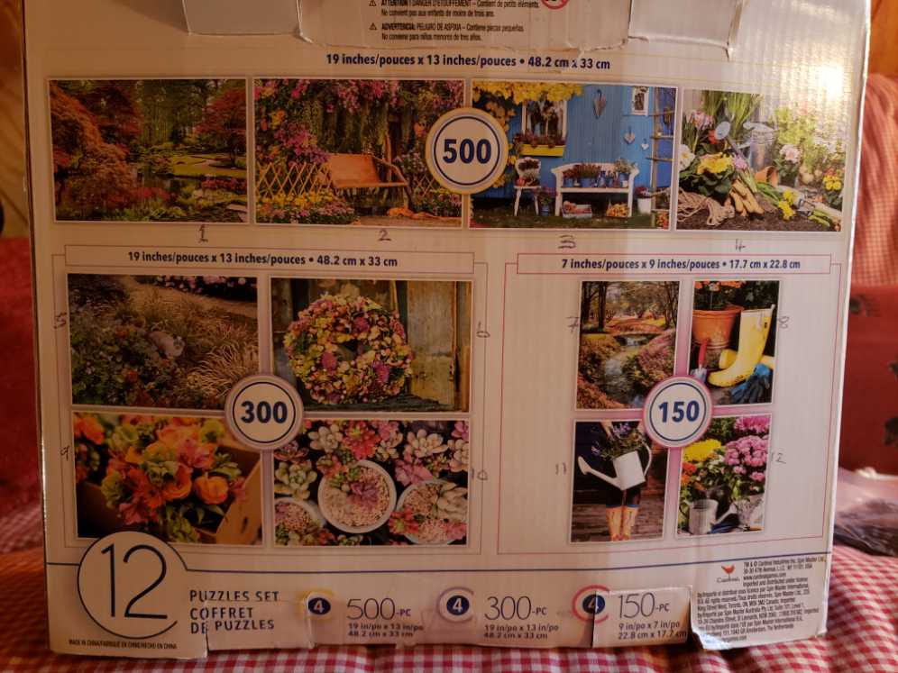 Posey Of Flowers #9 of 12 Garden Box Set - Cardinal puzzle collectible - Main Image 2