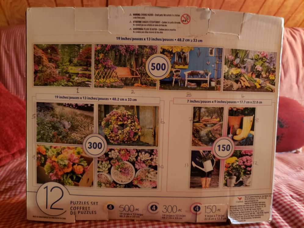 Wooden Bench - #2 Of 12 Garden Set  - Cardinal puzzle collectible - Main Image 2