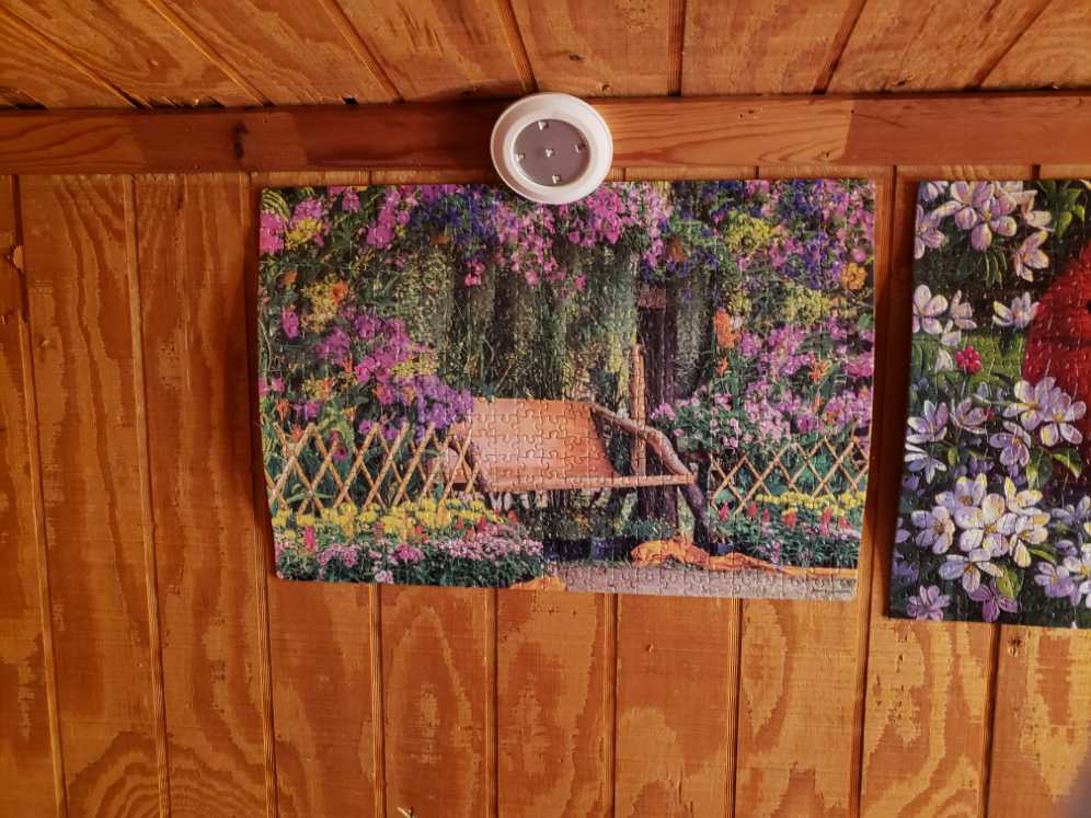 Wooden Bench - #2 Of 12 Garden Set  - Cardinal puzzle collectible - Main Image 3