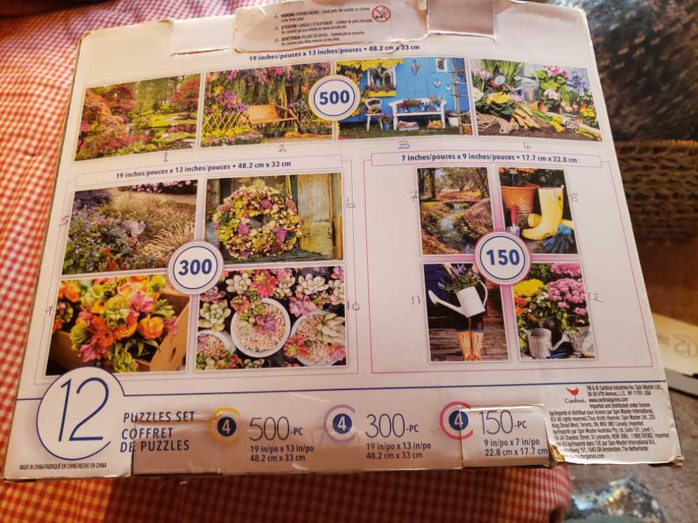 Cactus Garden - #10 of 12 Garden Set  - Cardinal puzzle collectible - Main Image 2