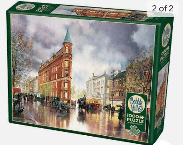 Flat Iron - Cobble Hill puzzle collectible [Barcode 625012802062] - Main Image 2