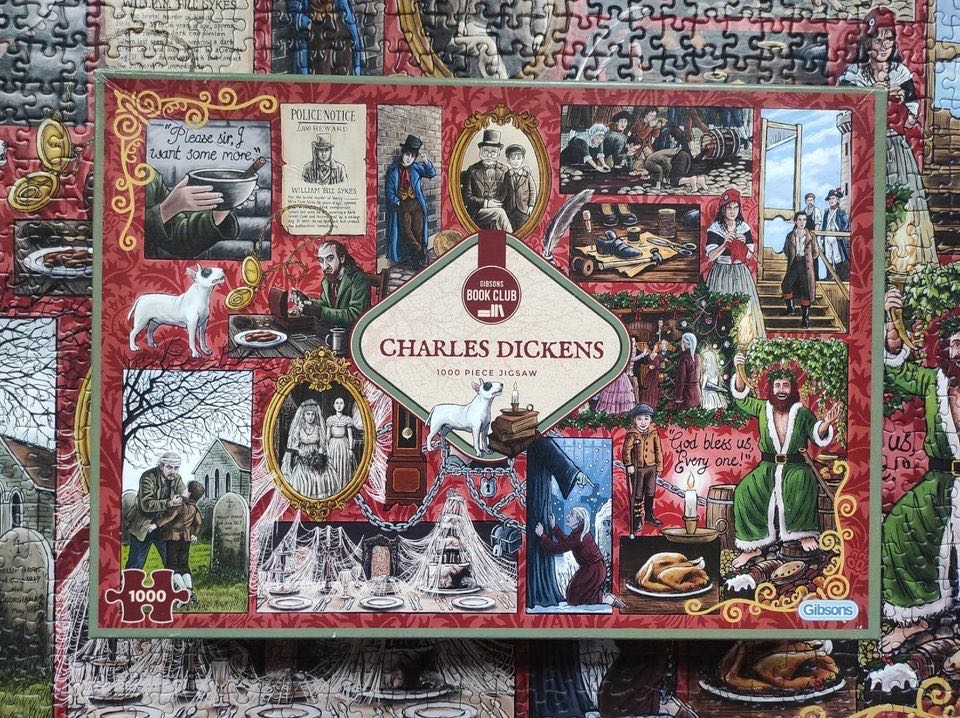 Book Club Charles Dickens - Gibsons puzzle collectible [Barcode 5012269071245] - Main Image 4