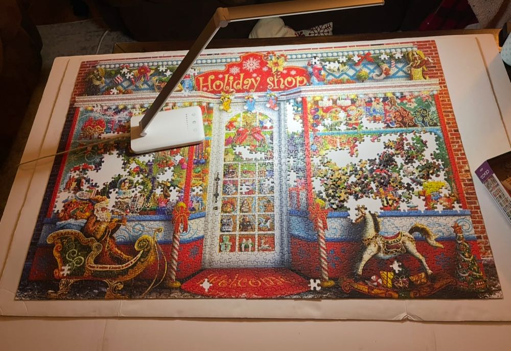 Holiday Shop - Ceaco puzzle collectible [Barcode 021081350730] - Main Image 2