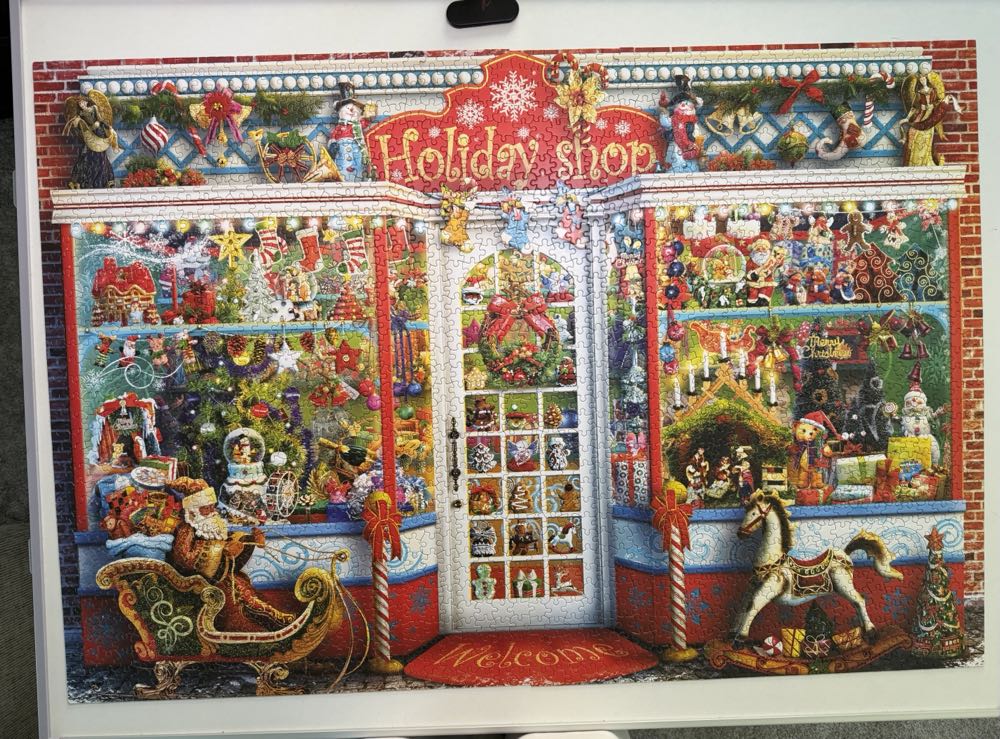 Holiday Shop - Ceaco puzzle collectible [Barcode 021081350730] - Main Image 3