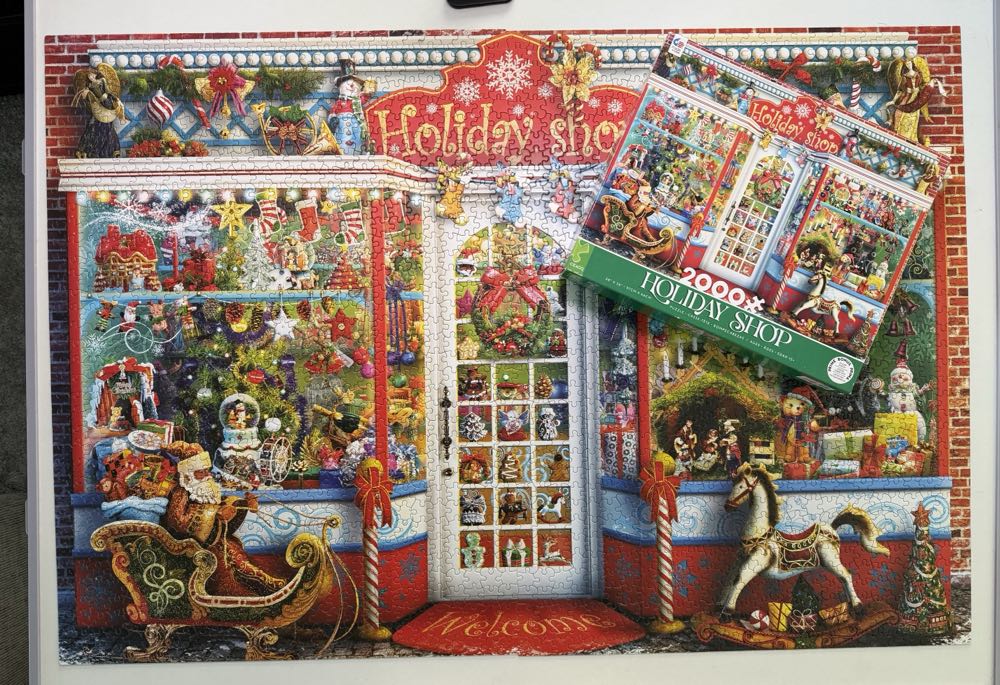 Holiday Shop - Ceaco puzzle collectible [Barcode 021081350730] - Main Image 4