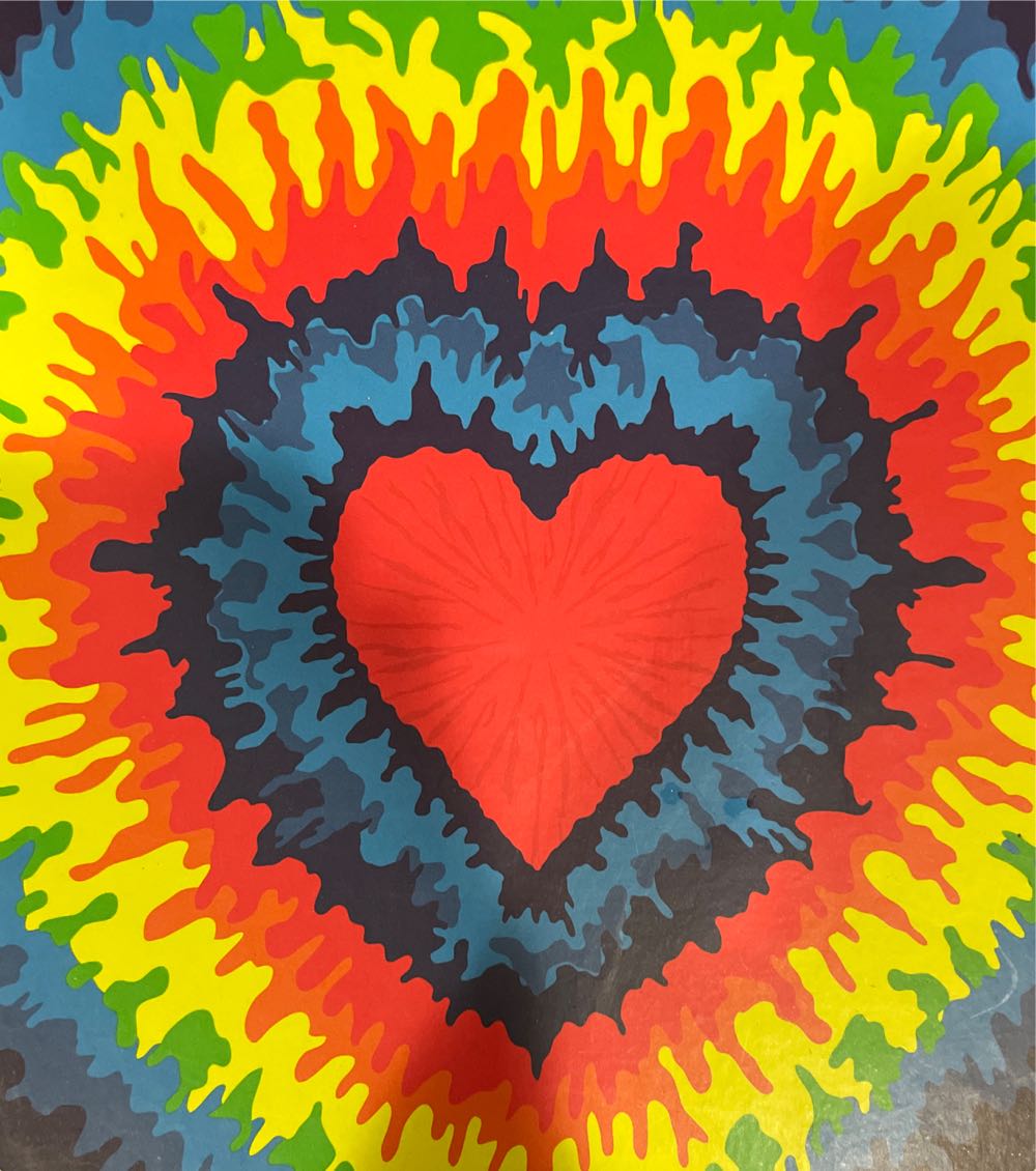 Heart Tie-Dye - Spyglass Puzzles puzzle collectible - Main Image 2
