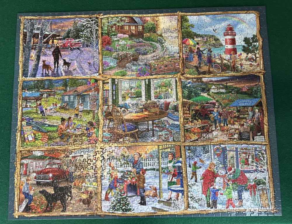 For All Seasons - White Mountain puzzle collectible [Barcode 724819266081] - Main Image 3