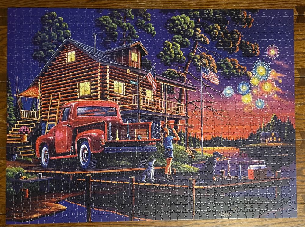 Classic Summer Night - Buffalo Games puzzle collectible - Main Image 2