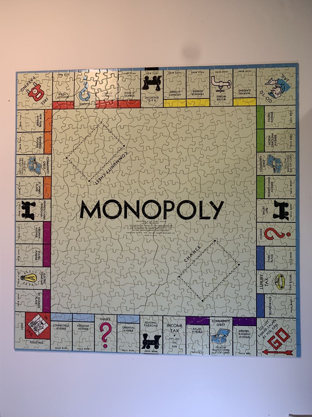 Monopoly - Parker Brothers puzzle collectible - Main Image 2