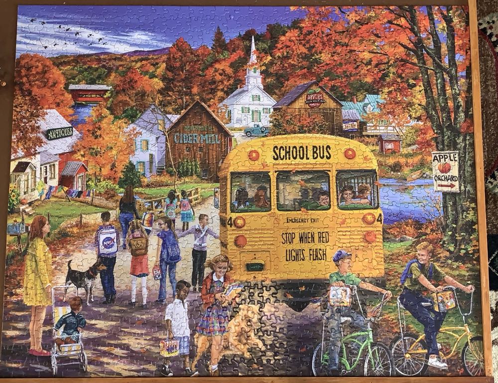 Schools Out - White Mountain puzzle collectible - Main Image 2
