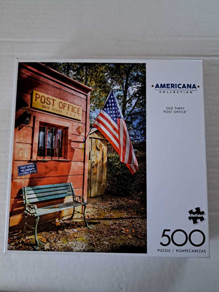 SOLD Old Timey Post Office - Buffalo puzzle collectible [Barcode 079346037551] - Main Image 4