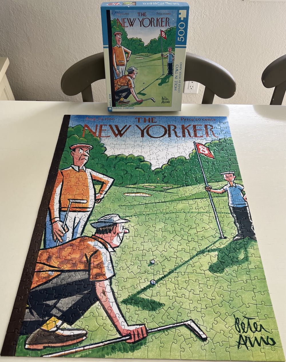 Hole In Two - New York Puzzle Company puzzle collectible [Barcode 851996002581] - Main Image 3