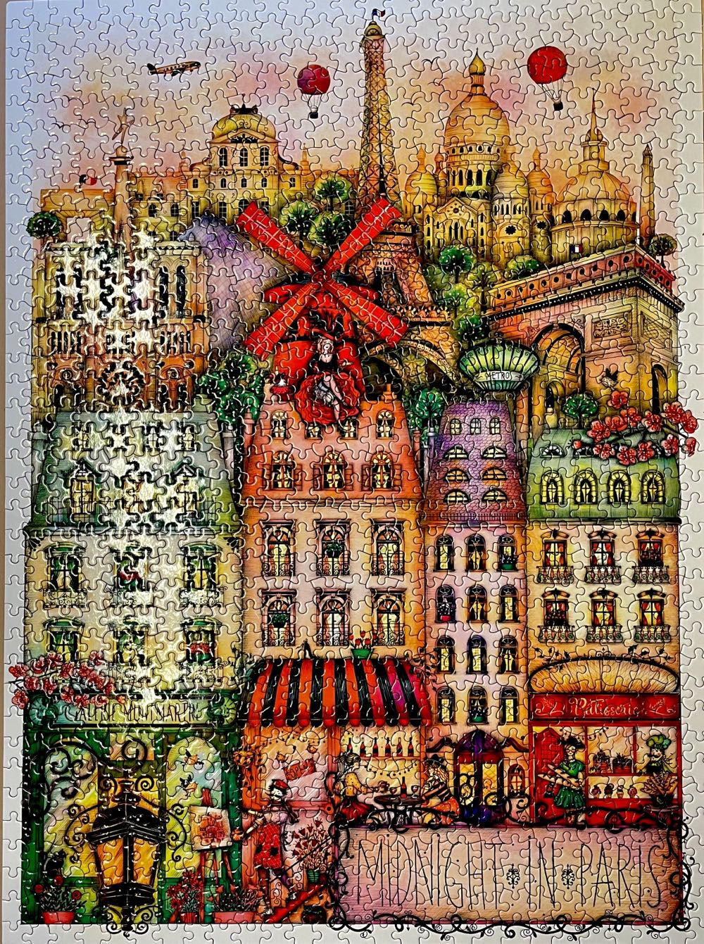 Midnight In Paris - KI Puzzles puzzle collectible [Barcode 773392026667] - Main Image 2