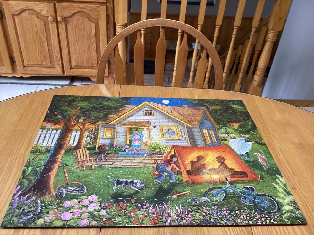 Backyard Camping - Bits & Pieces puzzle collectible - Main Image 4