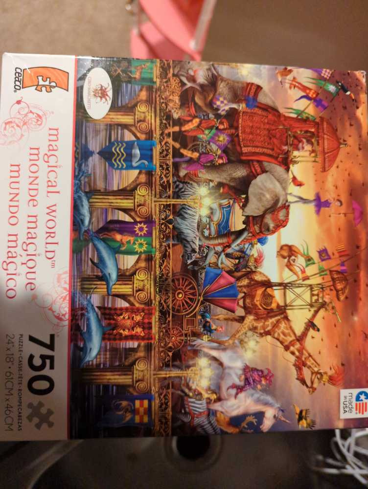 Wild Africa 100 Pieces Dowdle Folk Art | Puzzle Warehouse