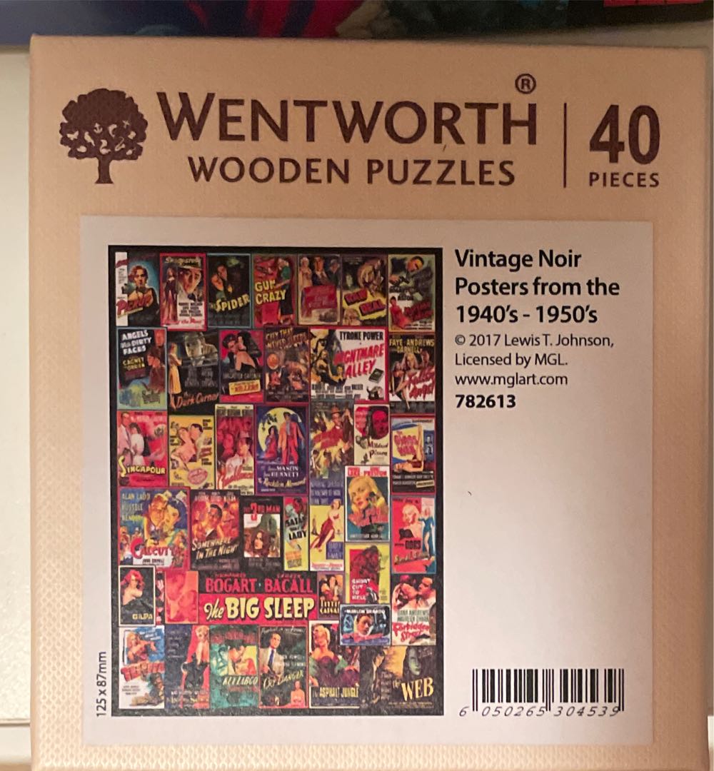 Vintage Noir - Wentworth Wooden Puzzles 🇬🇧 puzzle collectible [Barcode 6050265304539] - Main Image 1