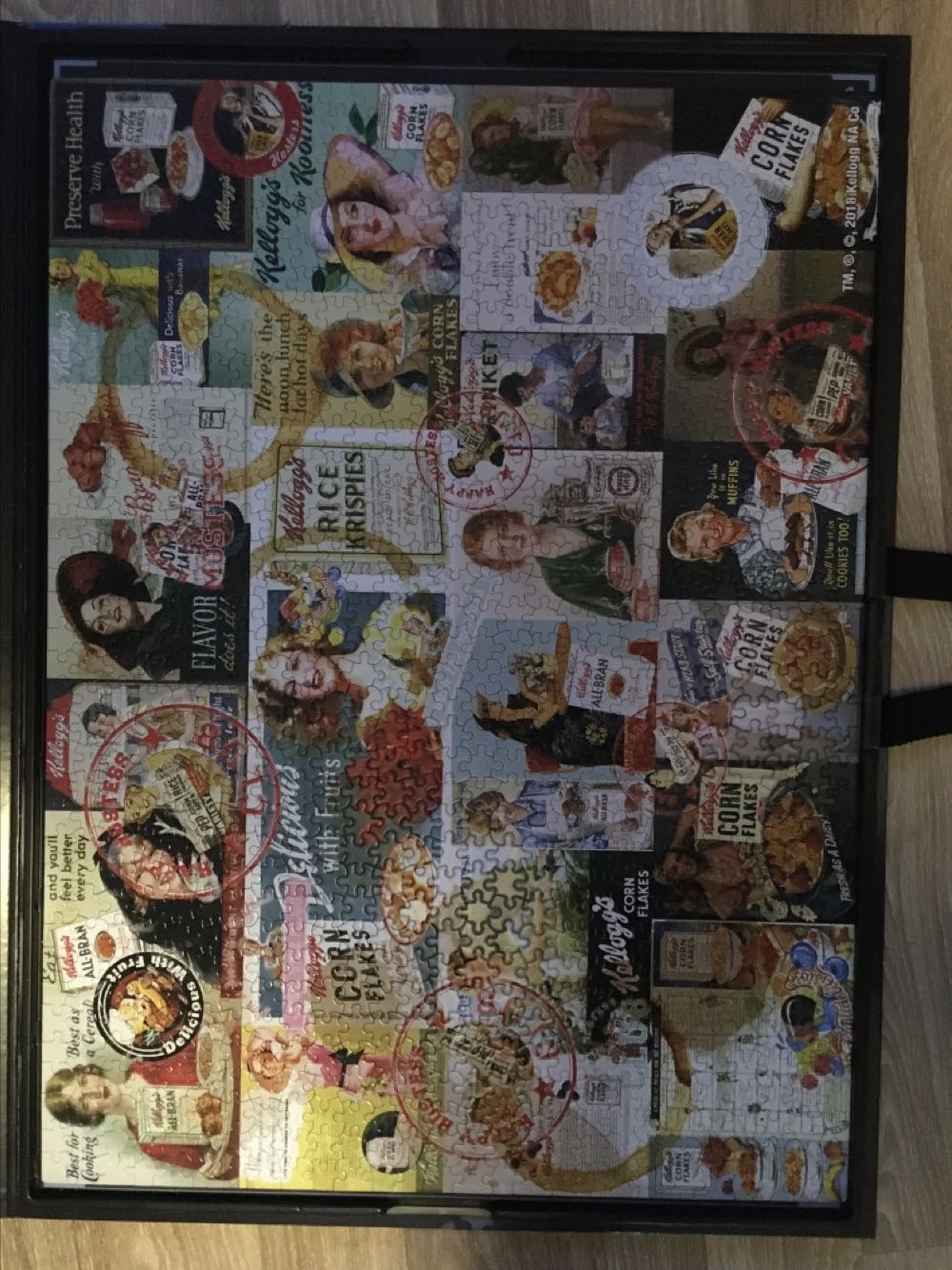 Vintage Kelloggs Corn Flakes - KI Puzzles puzzle collectible [Barcode 773392028838] - Main Image 2