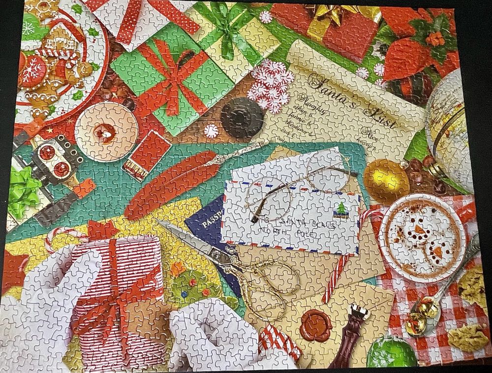 Santa’s Desk Stephanie VC  - Springbok puzzle collectible [Barcode 091683111244] - Main Image 2