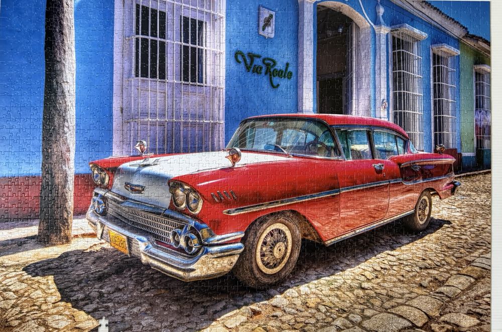 Chevrolet Oldtimer, Cuba  puzzle collectible [Barcode 5900511261288] - Main Image 2