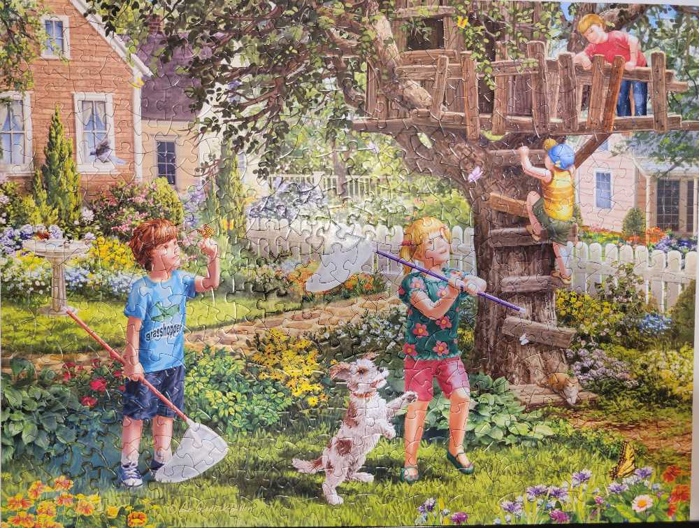 Back Yard Fun - Bits & Pieces puzzle collectible - Main Image 2