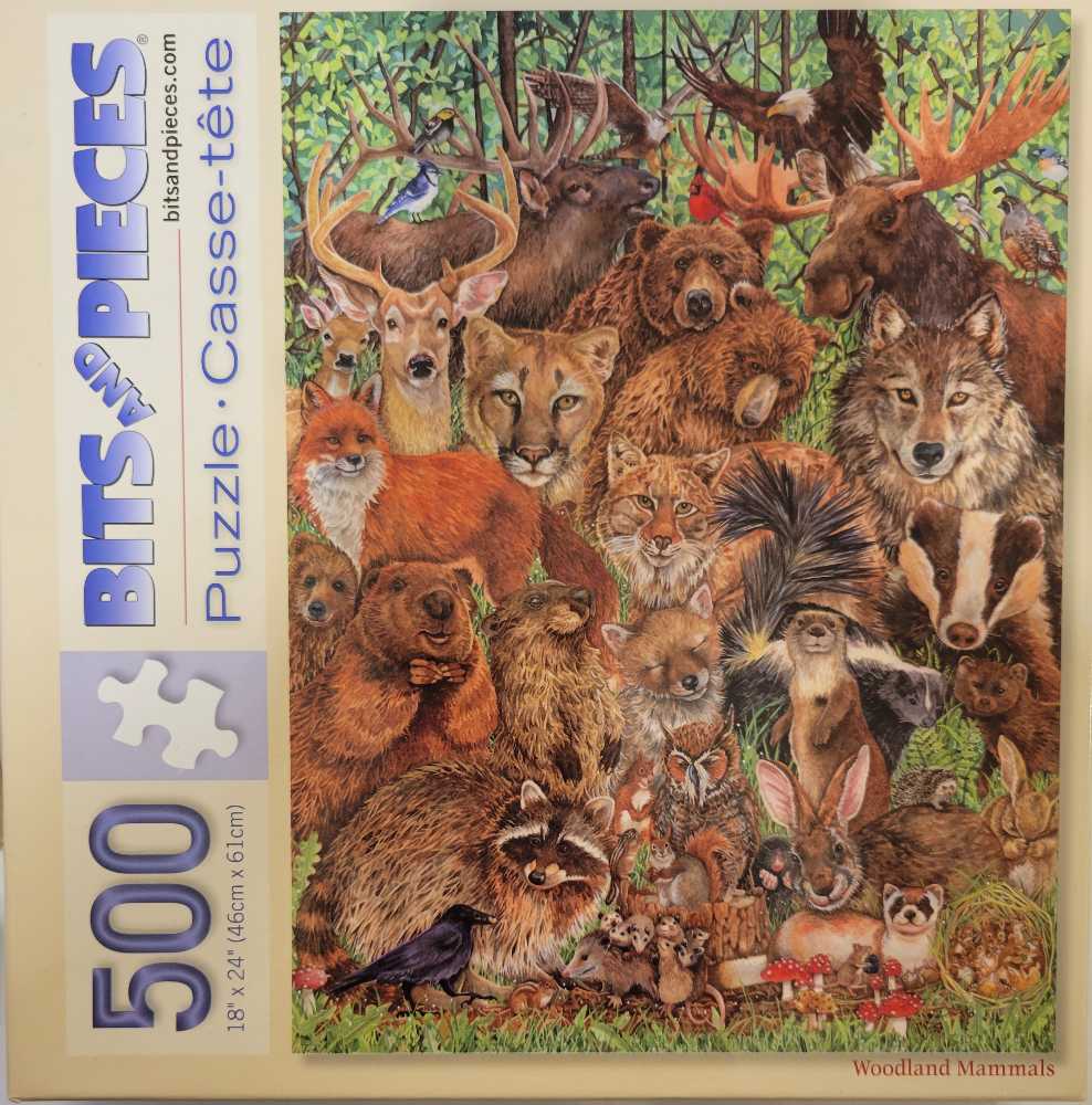 Woodland Mammals - Bits & Pieces puzzle collectible - Main Image 1