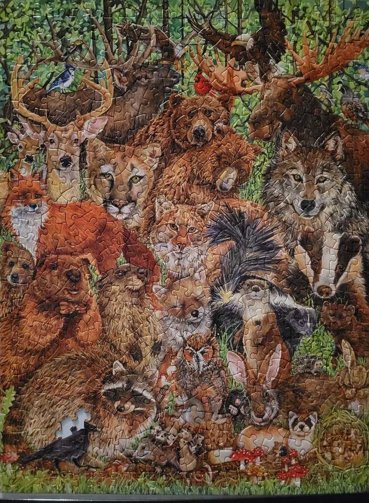 Woodland Mammals - Bits & Pieces puzzle collectible - Main Image 2