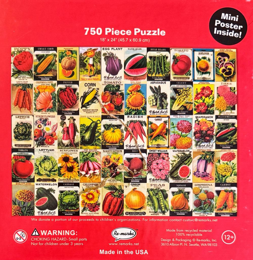 Heirloom Seeds - Re-marks puzzle collectible [Barcode 681410760007] - Main Image 3