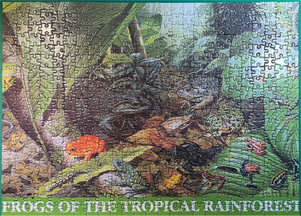 Tropical Frogs - Grovely puzzle collectible [Barcode 5014519050161] - Main Image 2