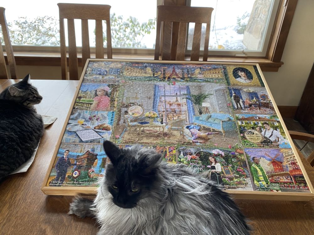 Death In Paris - White Mountain puzzle collectible [Barcode 724819265985] - Main Image 3