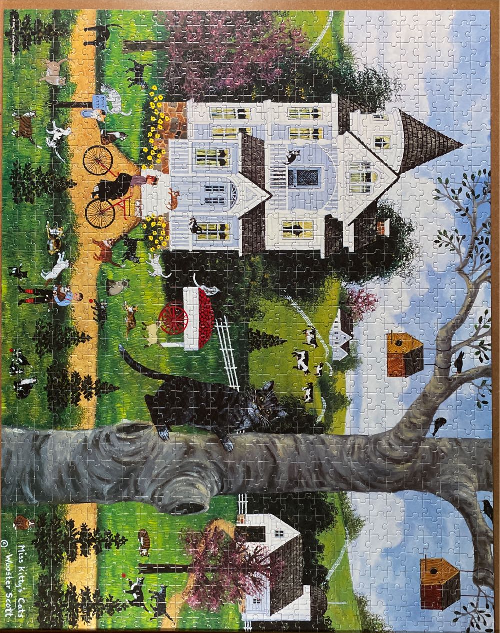 Miss Kitty’s Cats - Mattel Puzzles puzzle collectible [Barcode 074299428630] - Main Image 2