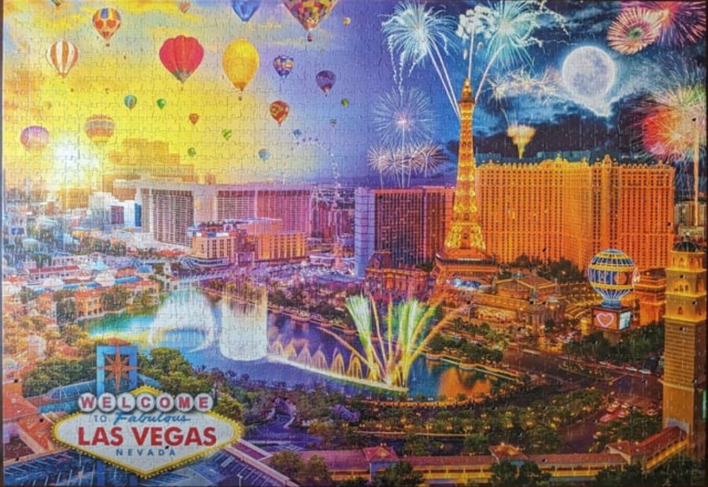 Fabulous Las Vegas - Buffalo Games puzzle collectible [Barcode 079346023301] - Main Image 3