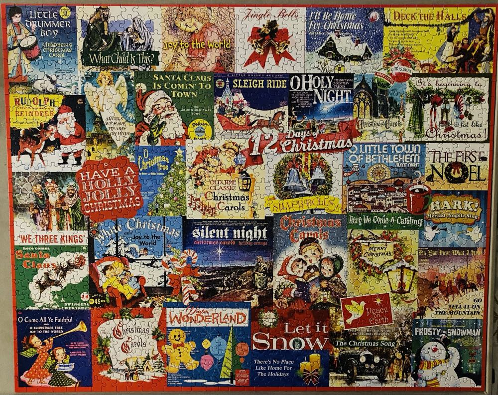 Christmas Carols - SOLD - White Mountain puzzle collectible - Main Image 2