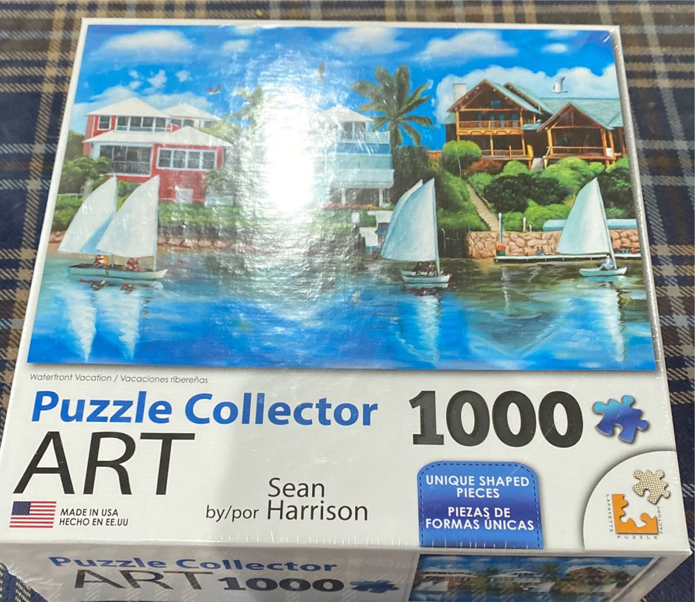 Waterfront Vacation - Puzzle Collector Art puzzle collectible [Barcode 81276573] - Main Image 2