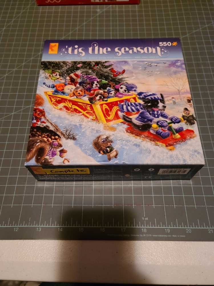 Dogs Sleigh Ride N/A - Ceaco puzzle collectible [Barcode 021081231671] - Main Image 2