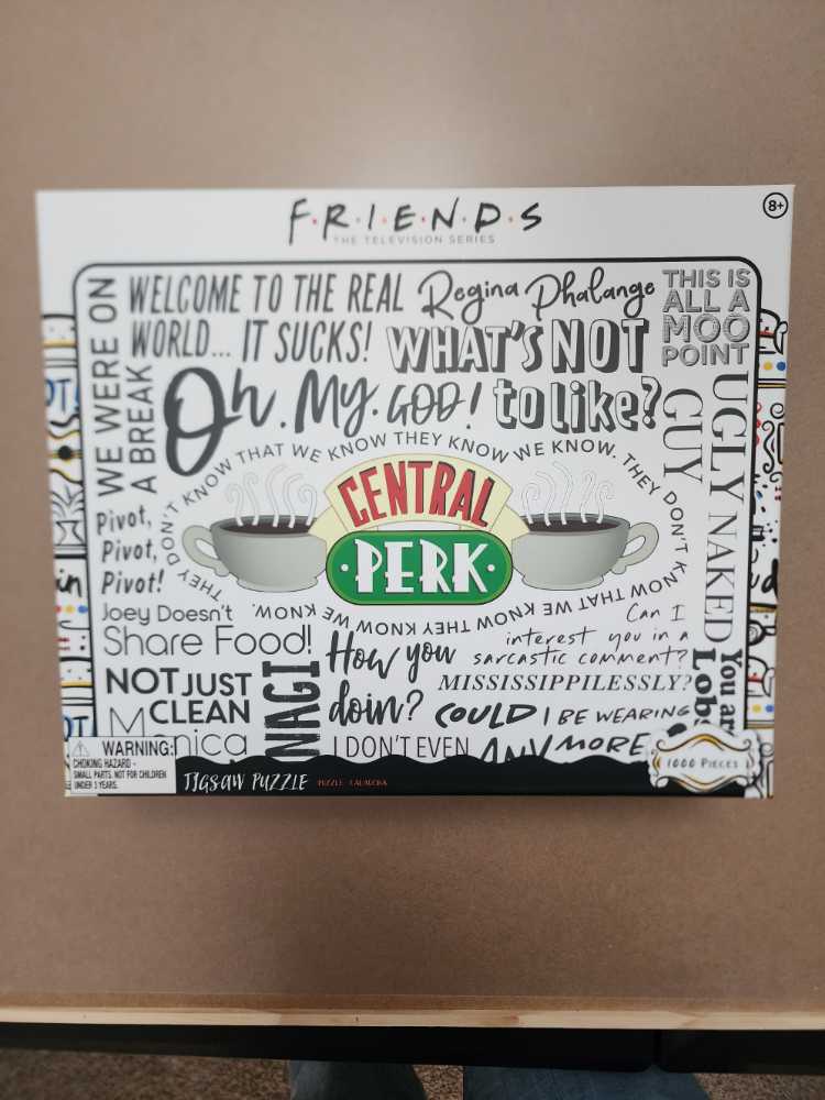 Paladone Friends Central Perk Piece Jigsaw Puzzle Collage Popular Slogans White - Paladone puzzle collectible [Barcode 5055964766320] - Main Image 2