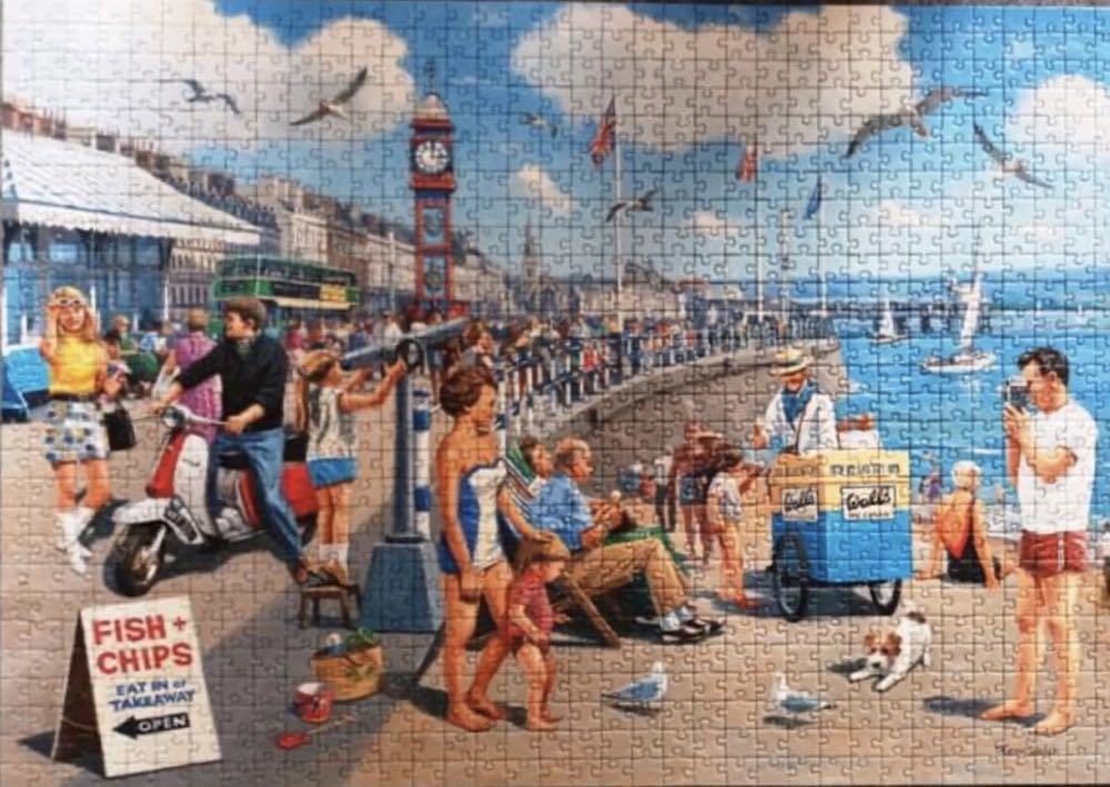 Vintage Seaside - Jigsaw Puzzles puzzle collectible [Barcode 4050368054029] - Main Image 3