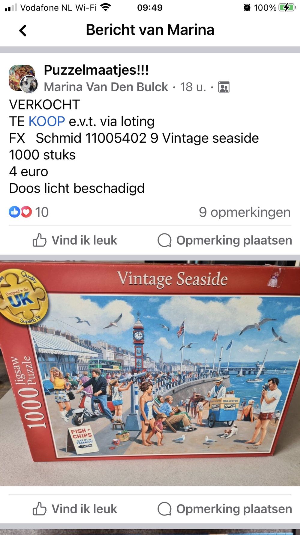 Vintage Seaside - Jigsaw Puzzles puzzle collectible [Barcode 4050368054029] - Main Image 4