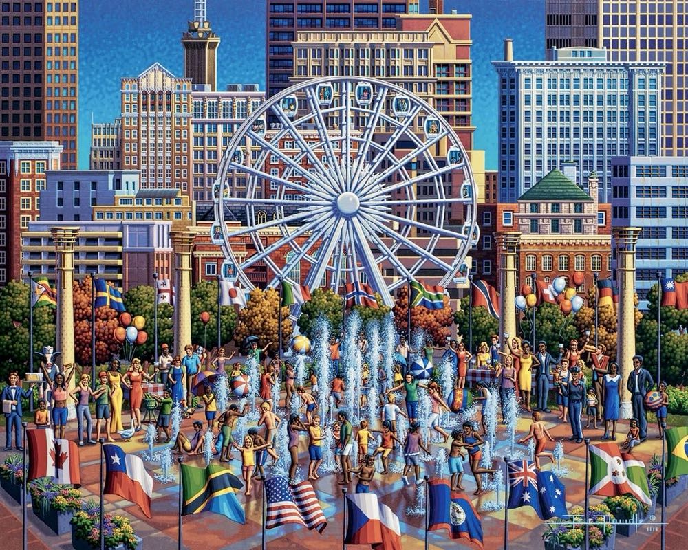 Atlanta-NIB - Dowdle puzzle collectible [Barcode 671095005241] - Main Image 2