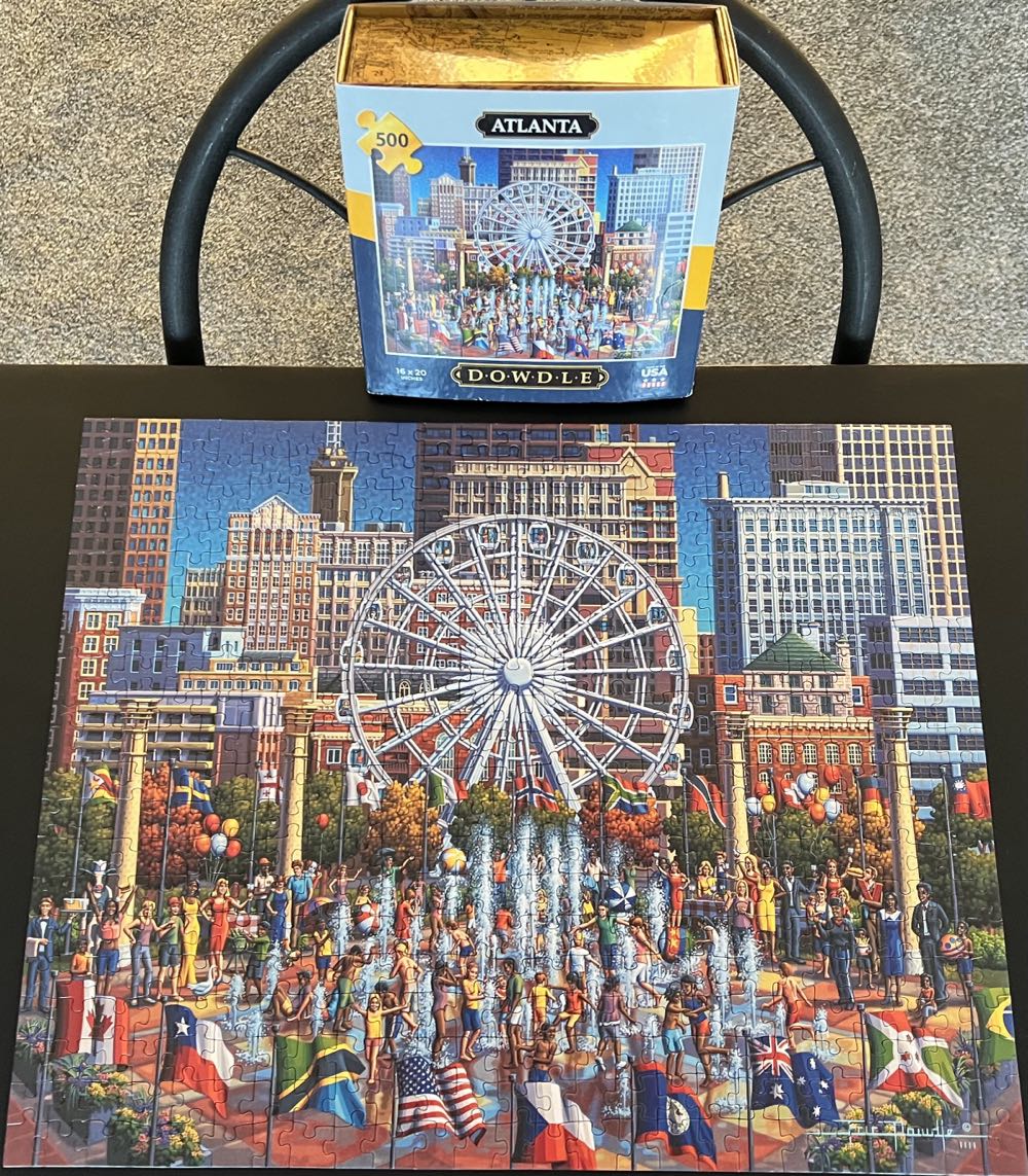 Atlanta-NIB - Dowdle puzzle collectible [Barcode 671095005241] - Main Image 3