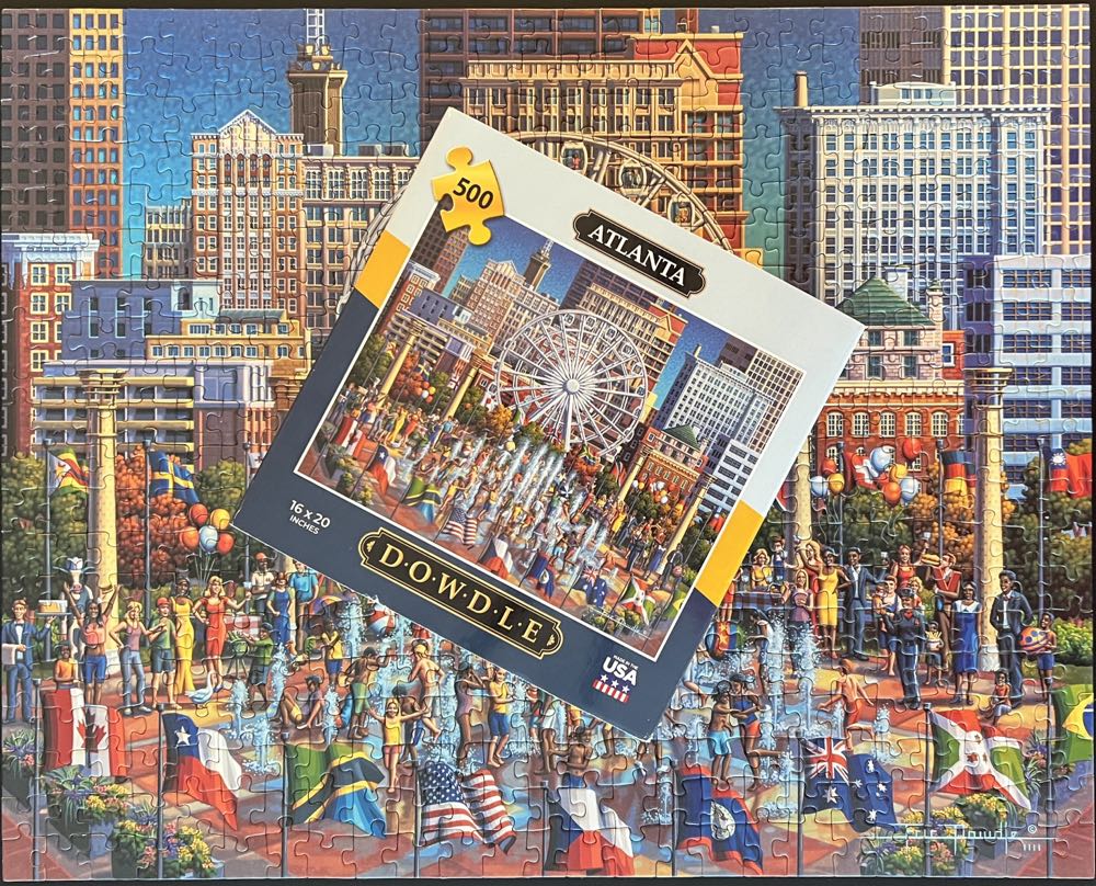 Atlanta-NIB - Dowdle puzzle collectible [Barcode 671095005241] - Main Image 4