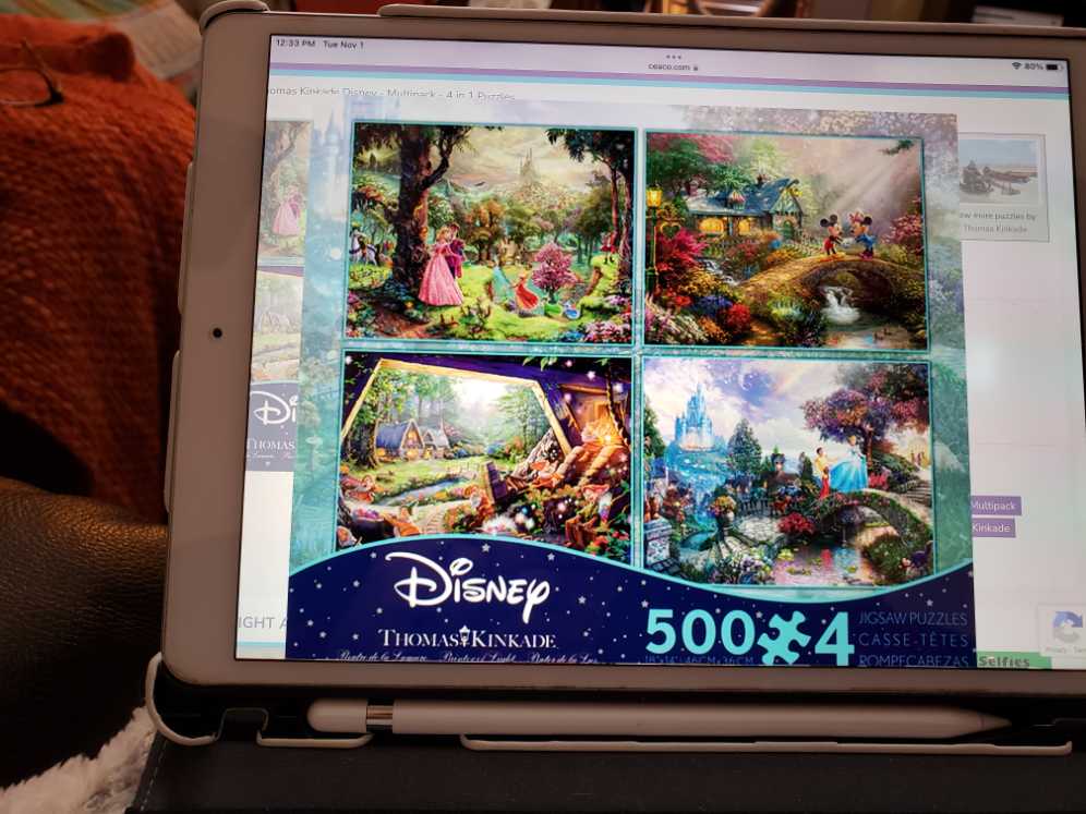 Sleeping Beauty With Prince - Ceaco puzzle collectible - Main Image 2